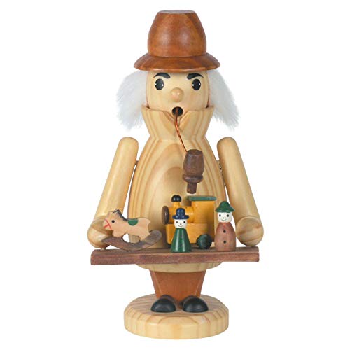 OBC Räuchermännchen Spielwaren-Händler Natur, 18 cm, Dekofigur handbemalt im Kunsthandwerks-Stil/Räuchermann/Räucherfigur aus Holz OBC Räuchermännchen Spielwaren-Händler Natur, 18 cm, Dekofigur handbemalt im Kunsthandwerks-Stil/Räuchermann/Räucherfigur aus Holz von OBC