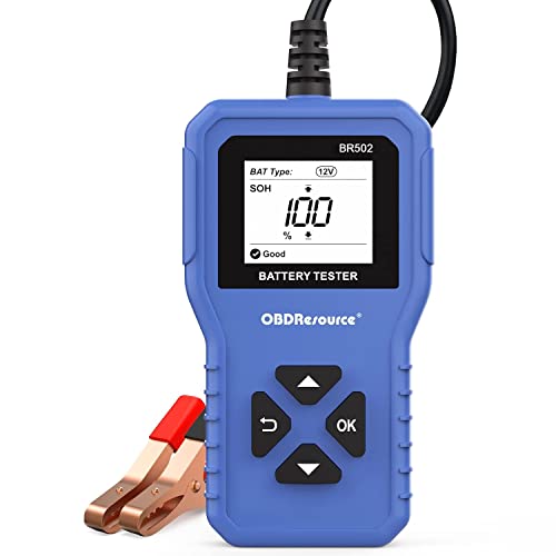 OBDResource Autobatterie Tester 6V 12V 24V Autobatterie messgerät-Tester, BM550 100-2000CCA Batterietester kfz Ladesystem Test-Scan-Tool Digital Battery Alternator Analyzer für PKW-LKW ATV SUV Boot OBDResource Autobatterie Tester 6V 12V 24V Autobatterie messgerät-Tester, BM550 100-2000CCA Batterietester kfz Ladesystem Test-Scan-Tool Digital Battery Alternator Analyzer für PKW-LKW ATV SUV Boot von OBDResource