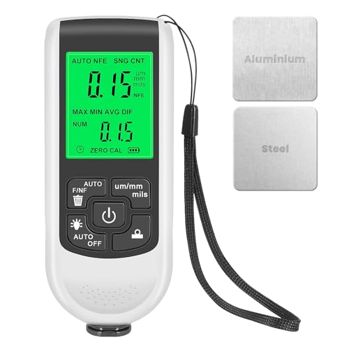 OBDResource Schichtdickenmessgerät mit Hintergrundbeleuchtung Digitale LCD-Anzeige, Lackmessgerät Auto Messbereich 0 bis 2000um Messaging-Maschine für Autolacktester OBDResource Schichtdickenmessgerät mit Hintergrundbeleuchtung Digitale LCD-Anzeige, Lackmessgerät Auto Messbereich 0 bis 2000um Messaging-Maschine für Autolacktester von OBDResource