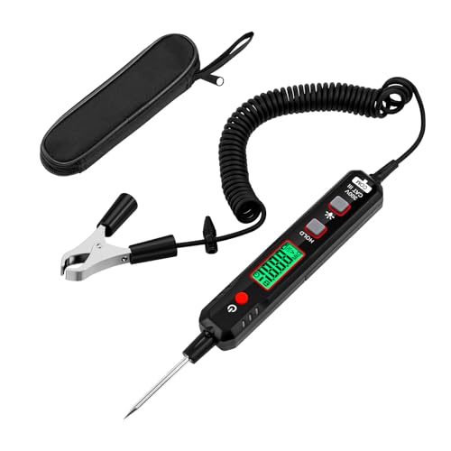 OBDResource Spannungsprüfer kfz Smart Circuit Tester, Stromfühler 0,8-100V DC Spannungsprüfer Automotive Kontinuität Test Elektrische Tester Auto Sicherung Tester mit Taschenlampe für Autobatterie von OBDResource