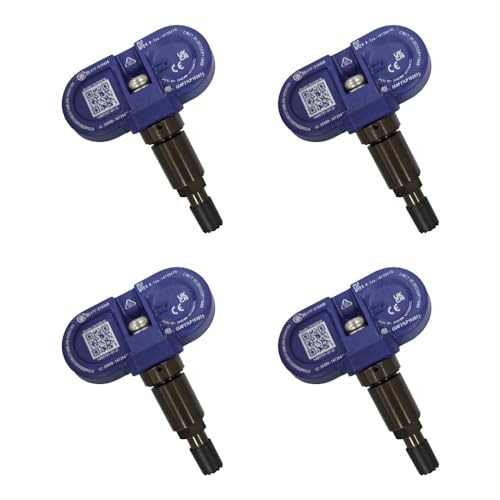 OBEST 4 Stück Bluetooth RDKS für TESLA, Reifendrucksensor TPMS Sensor Kompatibel mit 2020-2023 Tesla Model S/3/X/Y-1490701-01, BLE-TESLA Reifendruckkontrollsystem OEM Ersatzsen Soren Metallventil von OBEST
