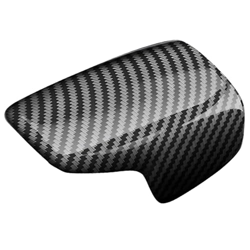 OBEST Auto Carbon Fiber Print Audi Schaltknauf Abdeckung, Ersatz Schalthebel Zubehör für Audi A4 S4 A4 allroad A5 S5 RS5 Q5L Q7 von OBEST