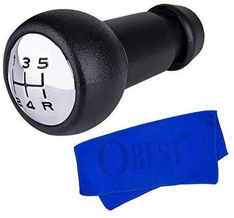 OBEST Auto Schaltknauf für peugeot 106 206 306 406 107 207 307 407 308 309 Citroen C1 C2 C3 C4(Mit Handtuch) von OBEST