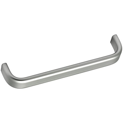 OBF-Online-Discount 08 8356 47 Grimme Schubladengriff Ansar Möbelgriff, Breite 200mm Schrankgriff Aluminium natur eloxiert, Silber, Lochabstand 192 mm von OBF-Online-Discount