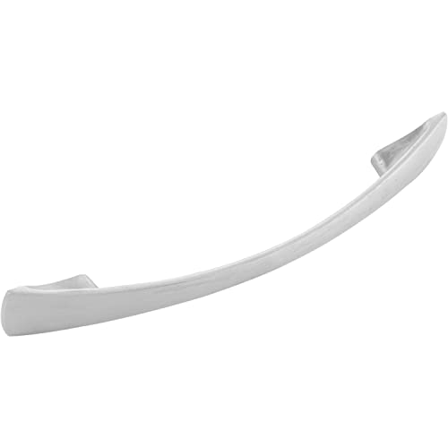 OBF 08 5624 46.19 Edelstahl Effekt Grimme Möbelgriff Marajo (gebogen), Griff Breite 184 mm ZN dunkel von OBF