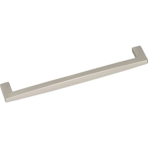 OBF 72266818 Grimme Stangengriff Ellef Möbelgriff (Barell), Breite 172 mm Schrankgriff ZN Edelstahl-Effekt matt, Silber, Lochabstand 160 mm von OBF
