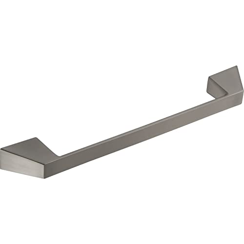 OBF 72296046.20 Grimme Möbelgriff Amund Küchengriff, Breite 208 mm Schrankgriff Aluminium Edelstahl-Effekt dunkel, Silber, Lochabstand 160 mm von OBF