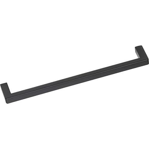OBF 8941416 schwarz matt Grimme Schrankgriff Naoise Möbelgriff, Breite 136 mm Küchengriff ZN lackiert, Lochabstand 128 mm von OBF