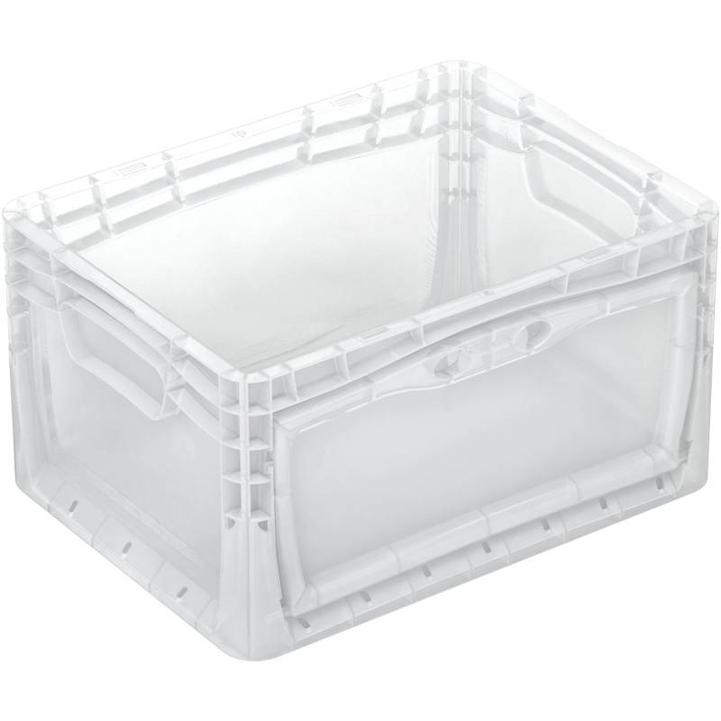 Eurobox-System Box Flap Side 40 x 30 x 22 cm Transparent von Eurobox-System