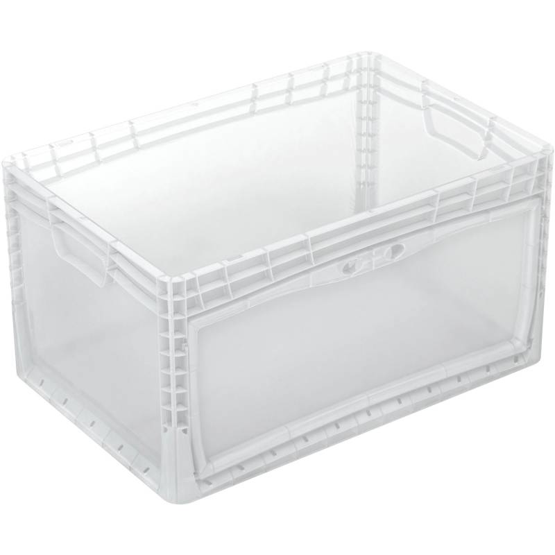Eurobox-System Box Flap Side 60 x 40 x 32 cm Transparent von Eurobox-System