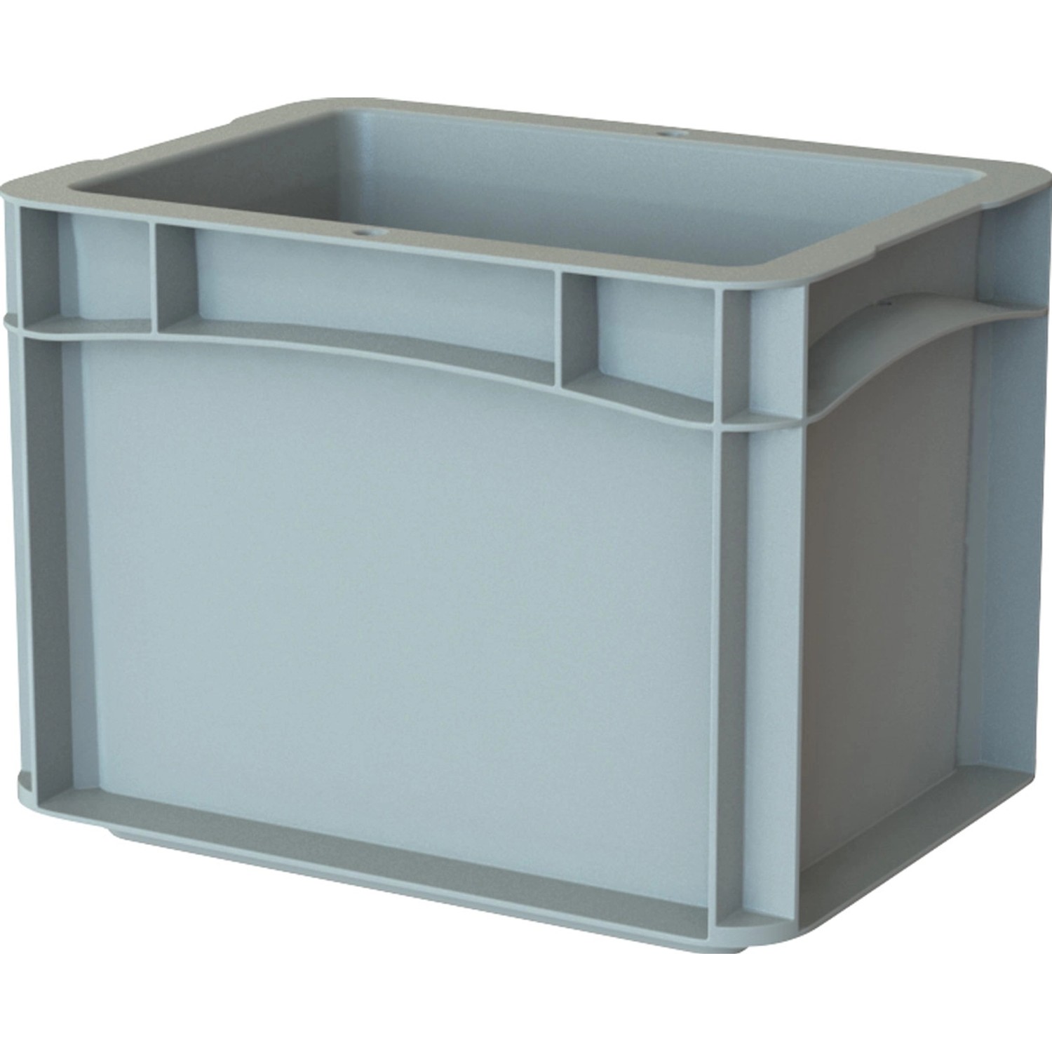 Eurobox-System Box Vollwand 30 x 20 x 22 cm Grau von Eurobox-System