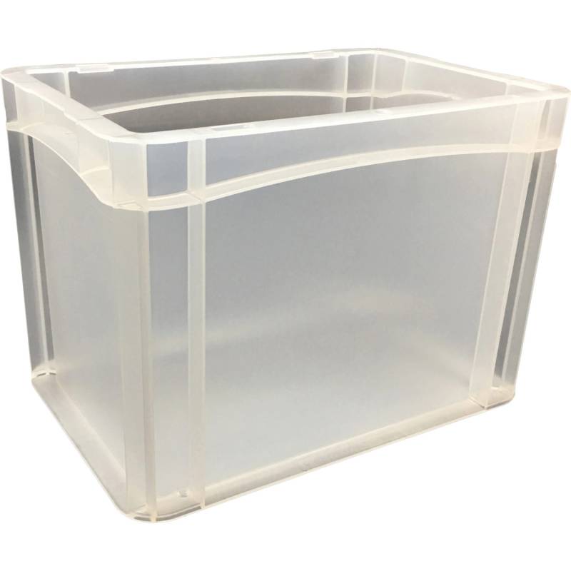 Eurobox-System Box Vollwand 30 x 20 x 22 cm Transparent von Eurobox-System