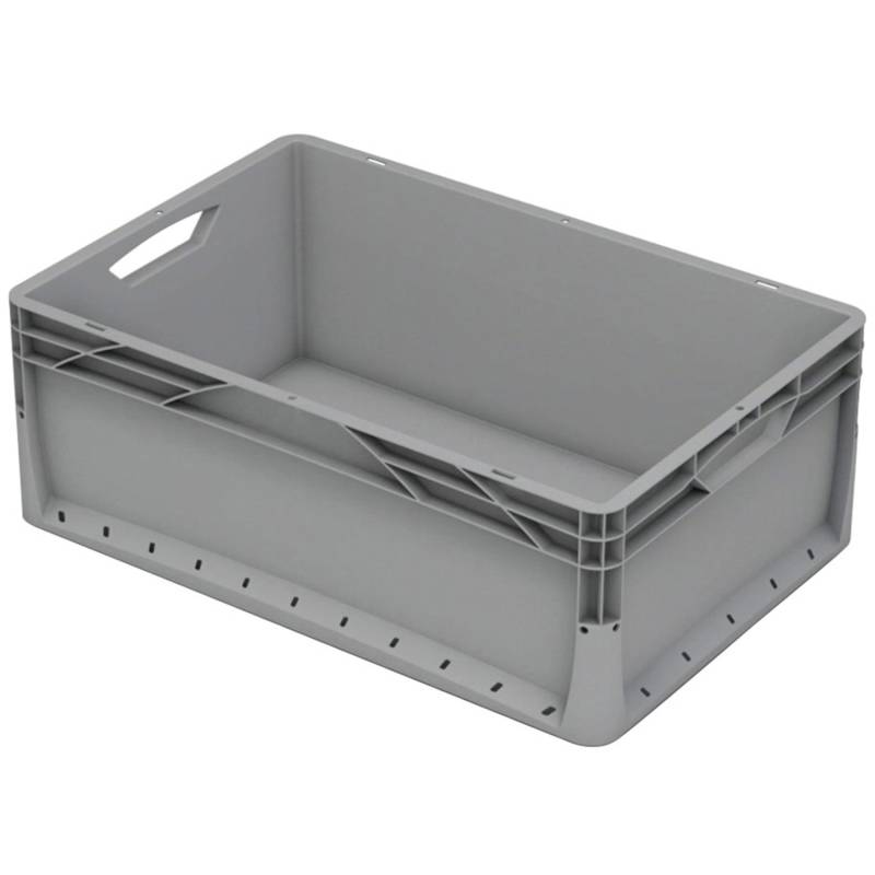 Eurobox-System Box Vollwand 22 cm x 40 cm x 60 cm Grau von Eurobox-System