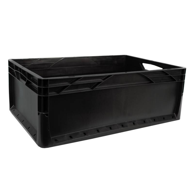 Eurobox-System Box Vollwand 22 cm x 40 cm x 60 cm Schwarz von Eurobox-System