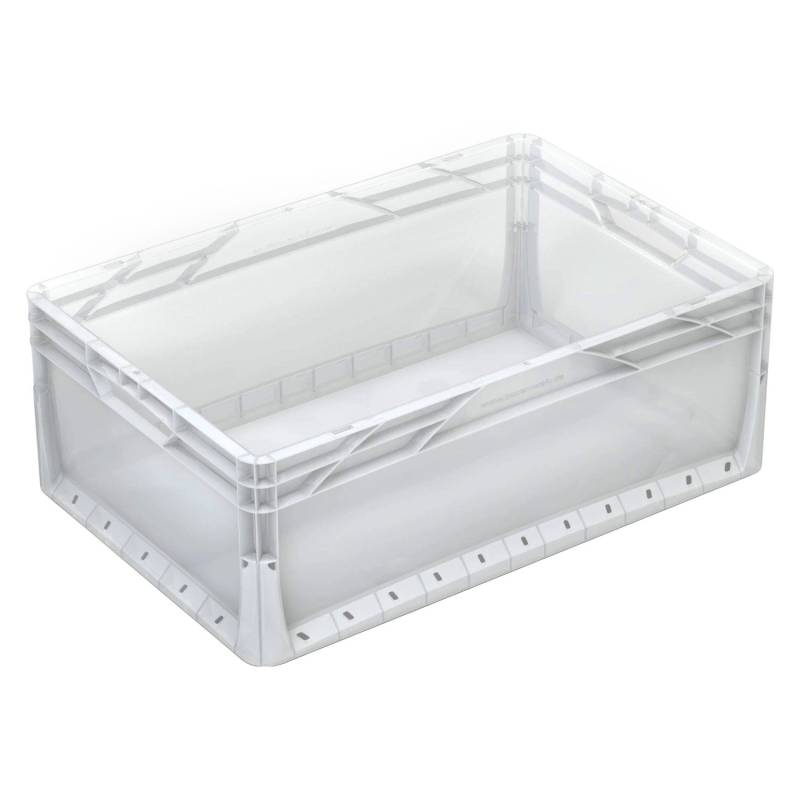 Eurobox-System Box Vollwand 22 cm x 40 cm x 60 cm Transparent von Eurobox-System