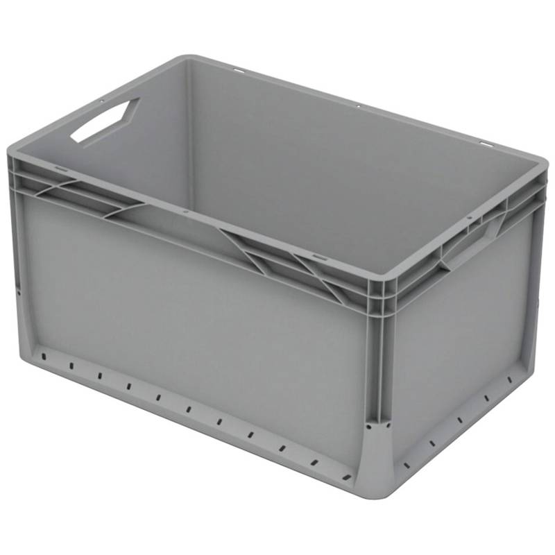 Eurobox-System Box Vollwand 60 cm x 40 cm x 32 cm Grau von Eurobox-System