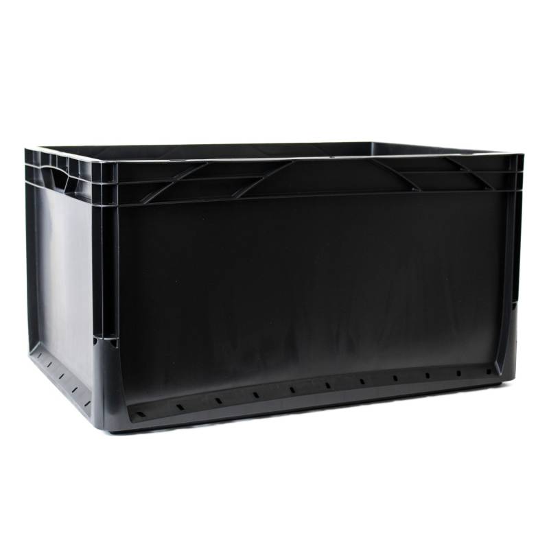 Eurobox-System Box Vollwand 60 cm x 40 cm x 32 cm Schwarz von Eurobox-System