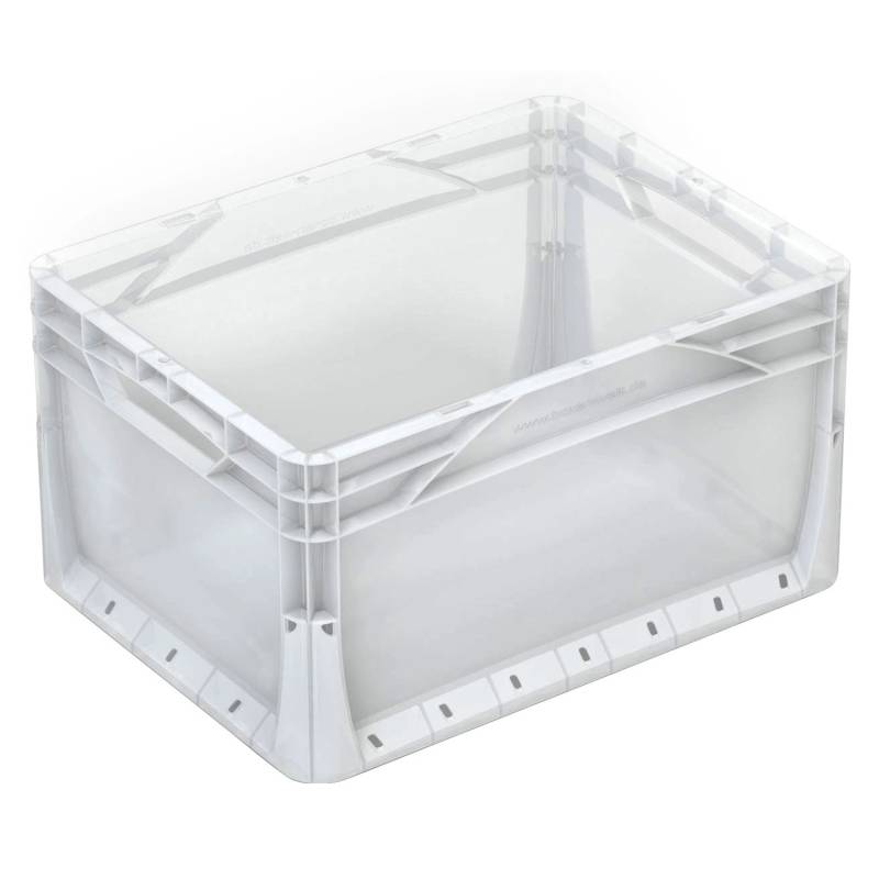 Eurobox-System Box Vollwand 60 x 40 x 32 cm Transparent von Eurobox-System