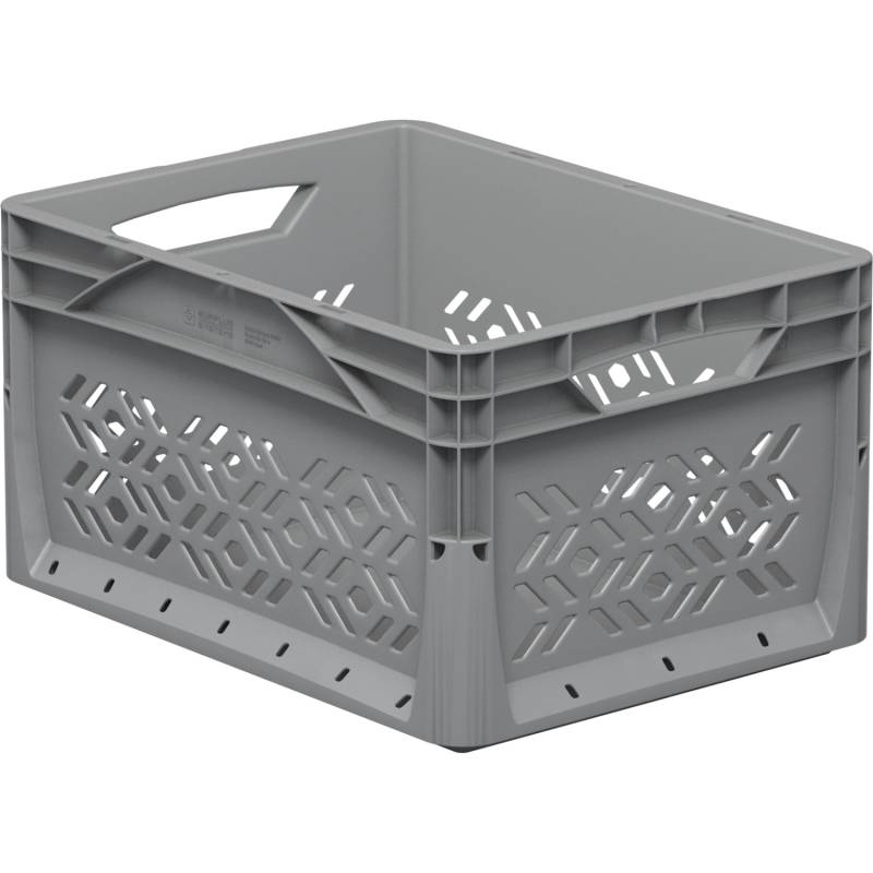 Eurobox-System Box durchbrochen 40 x 30 x 22 cm Grau von Eurobox-System