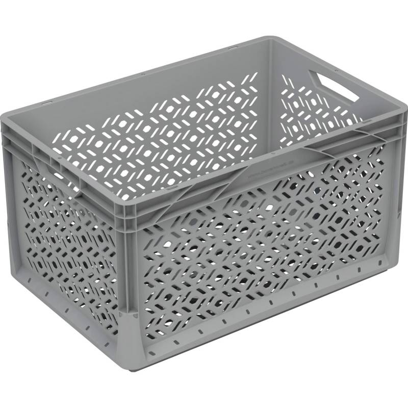 Eurobox-System Box durchbrochen 60 x 40 x 32 cm Grau von Eurobox-System