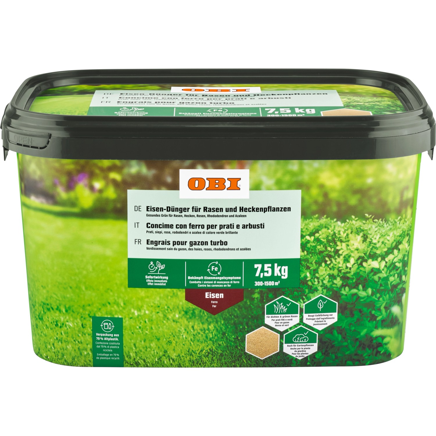 OBI Eisen-Dünger für Rasen und Hecken 7,5 kg von GROW by OBI