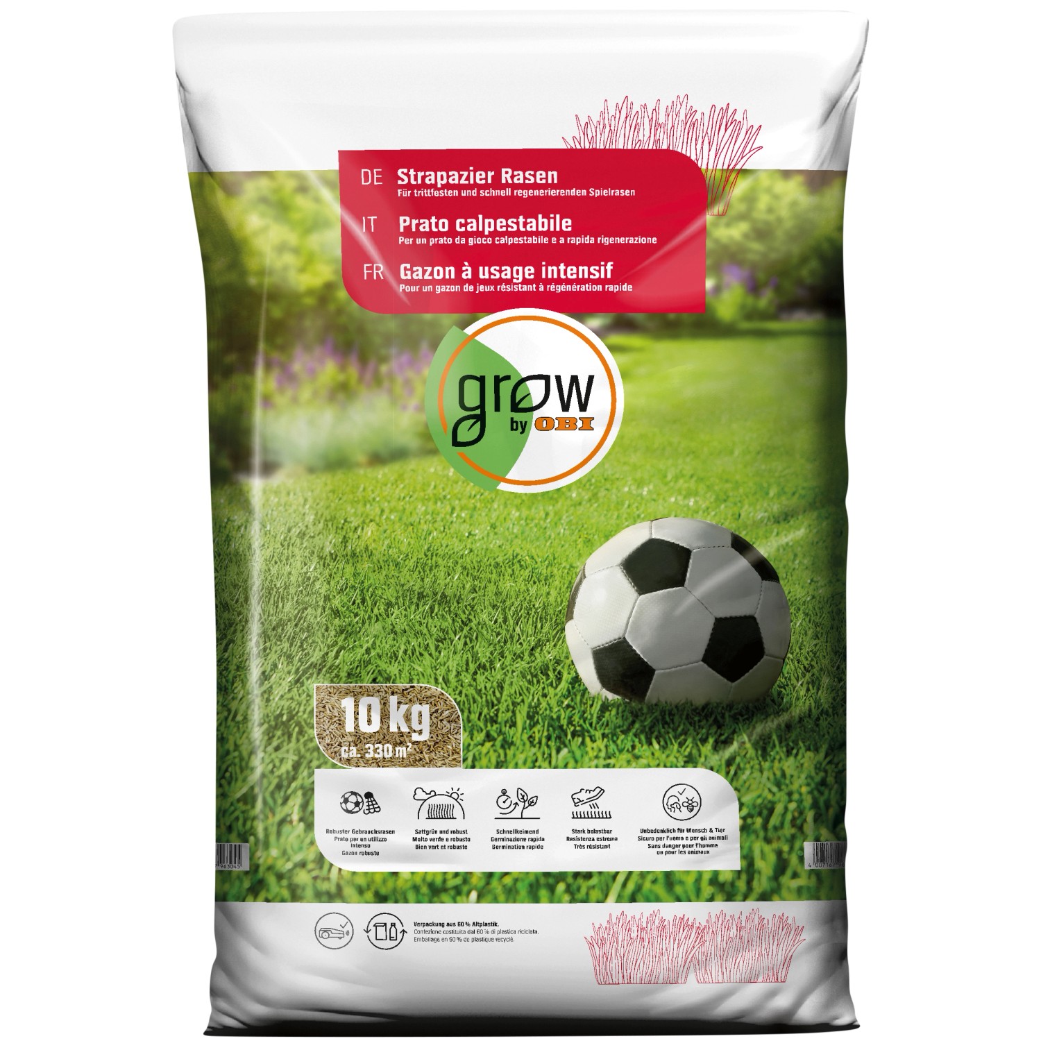 OBI Strapazier-Rasen 10 kg von GROW by OBI