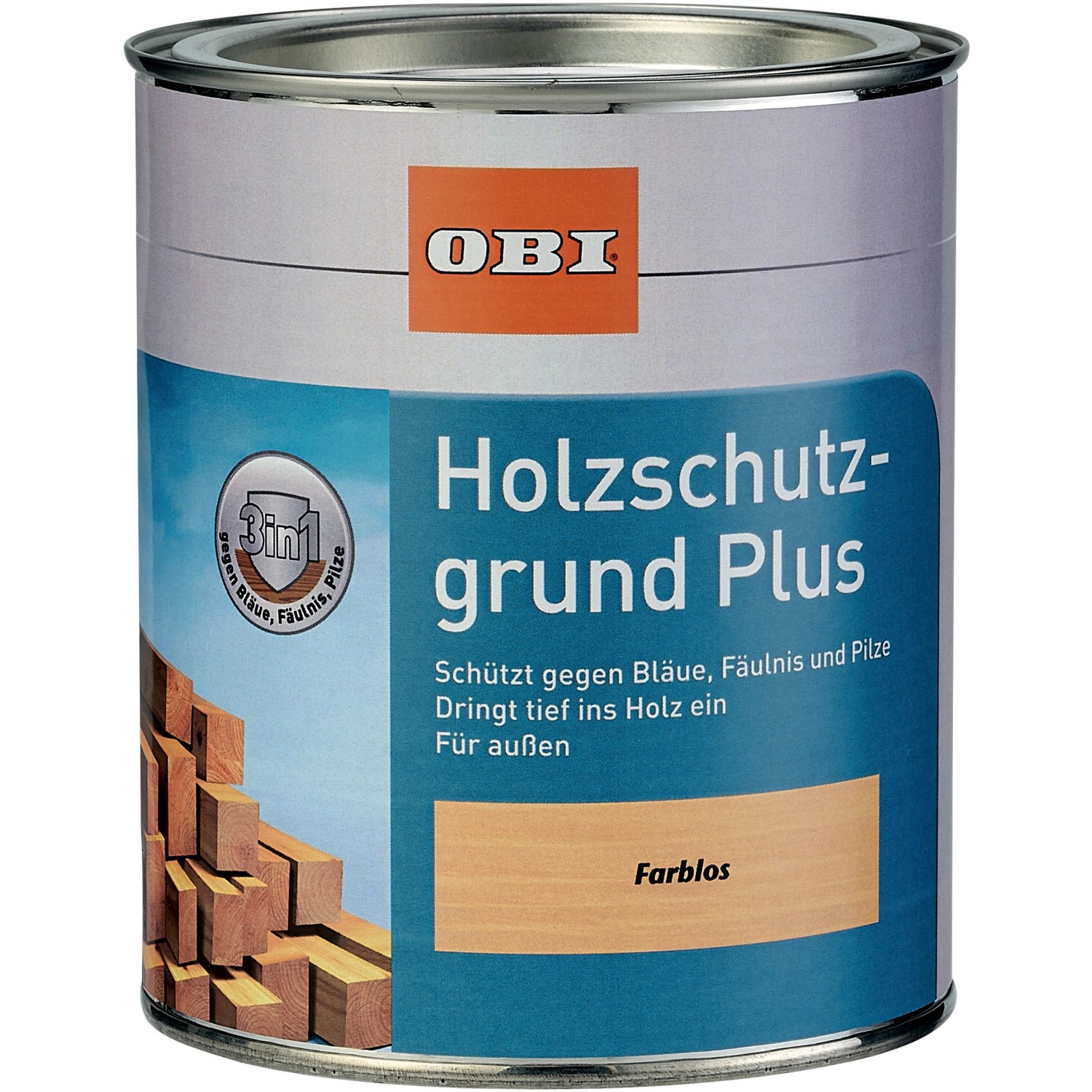 Holzschutzgrund Plus farblos 2,5 l von OBI