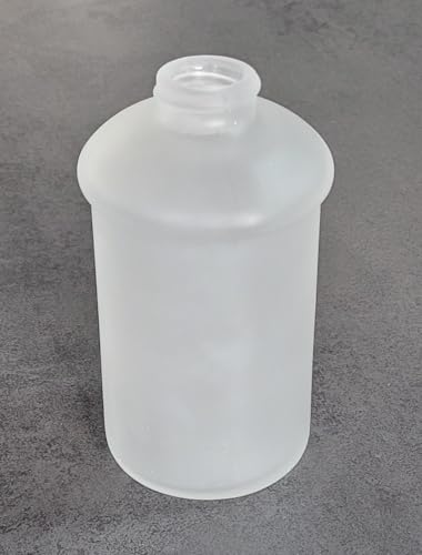 Mindora Ersatzglas (ohne Pumpe!) für Seifenspender Glas satiniert. Unterteil/Sockel: ca.57mm von OBI
