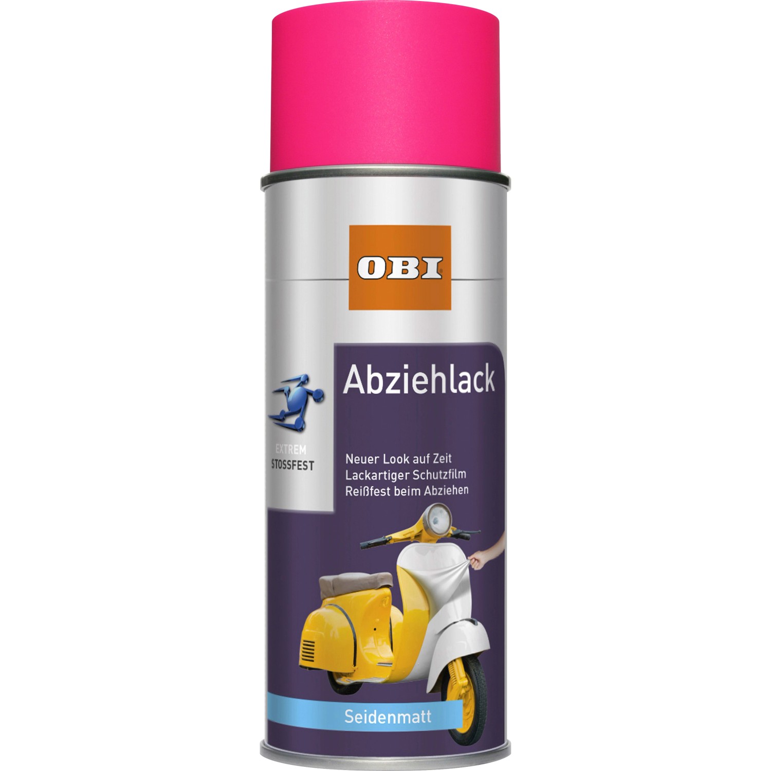 OBI Abziehlack Neonpink seidenmatt 400 ml von OBI