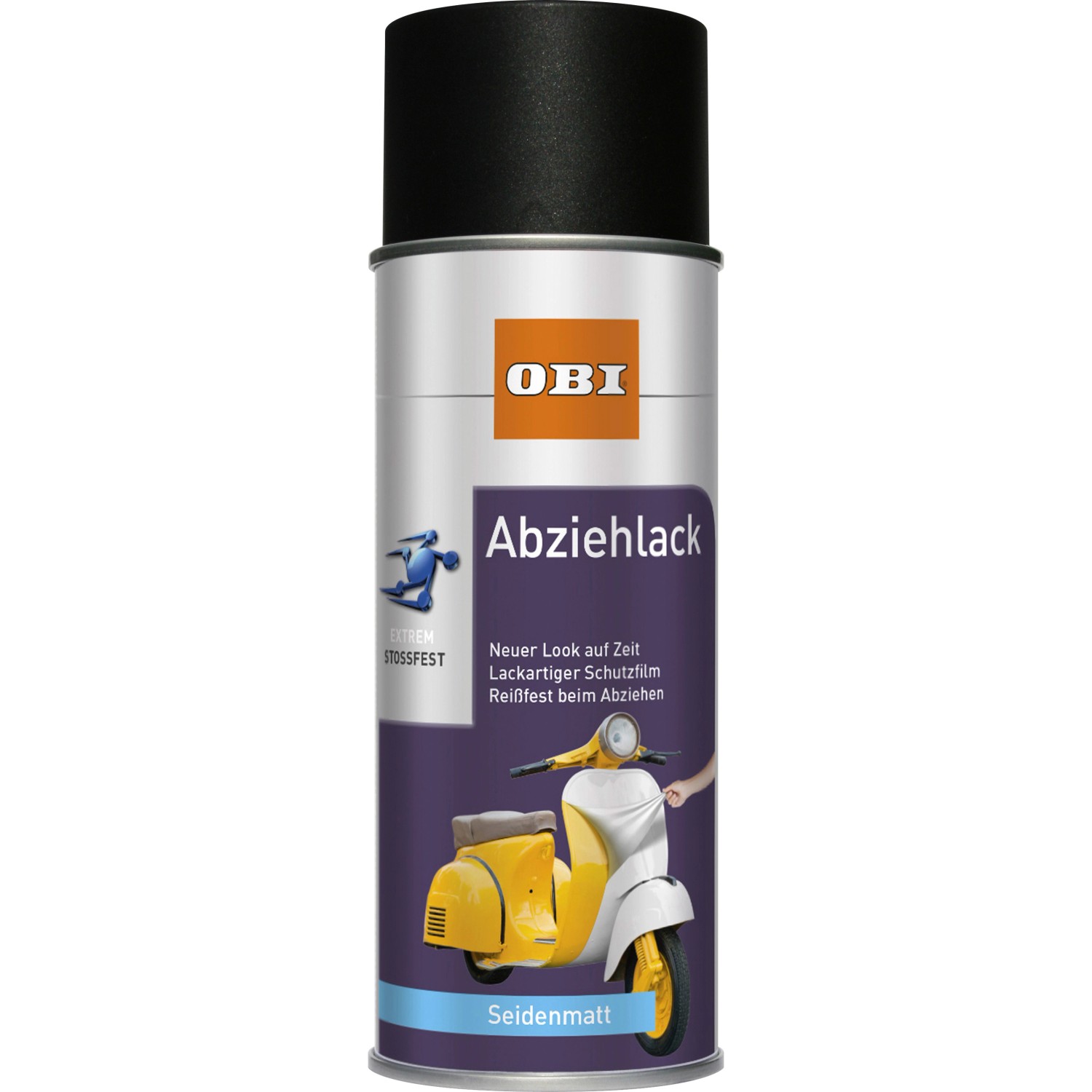 OBI Abziehlack Schwarz seidenmatt 400 ml von OBI