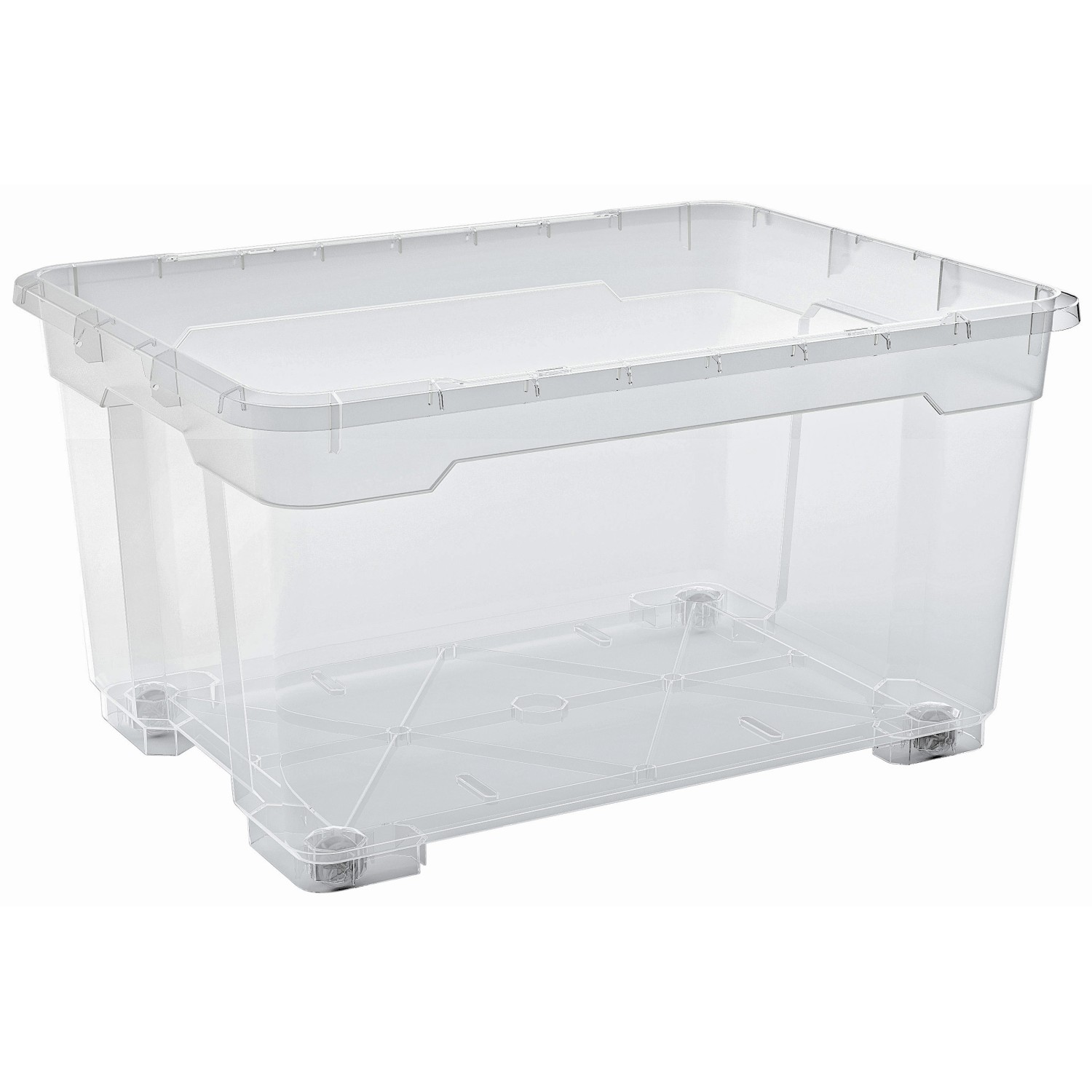 OBI Allzweckbox Santos Oversize 41 cm x 77,5 cm x 58 cm 140 l Transparent von OBI