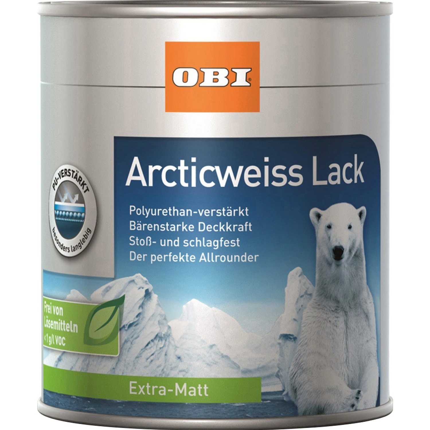 OBI Arctic Weißlack extramatt 2 l von OBI