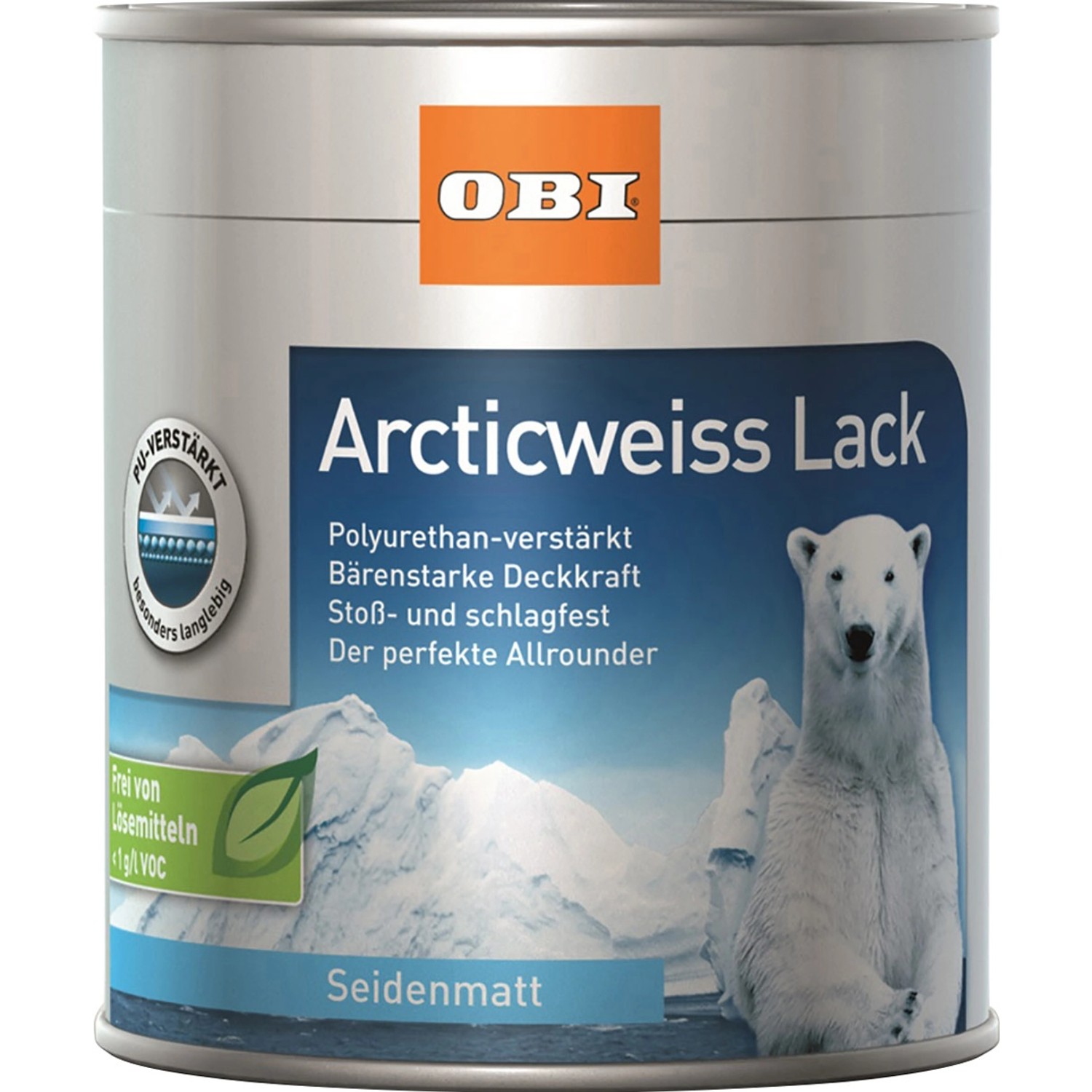 OBI Arctic Weißlack seidenmatt 375 ml von OBI