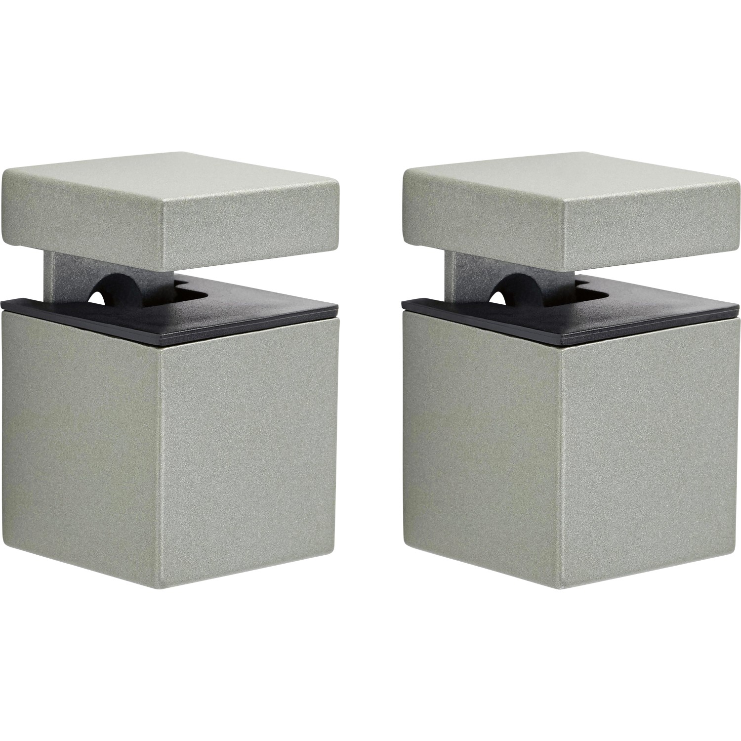 OBI Befestigungsclip Cube Mini Mattsilber von -