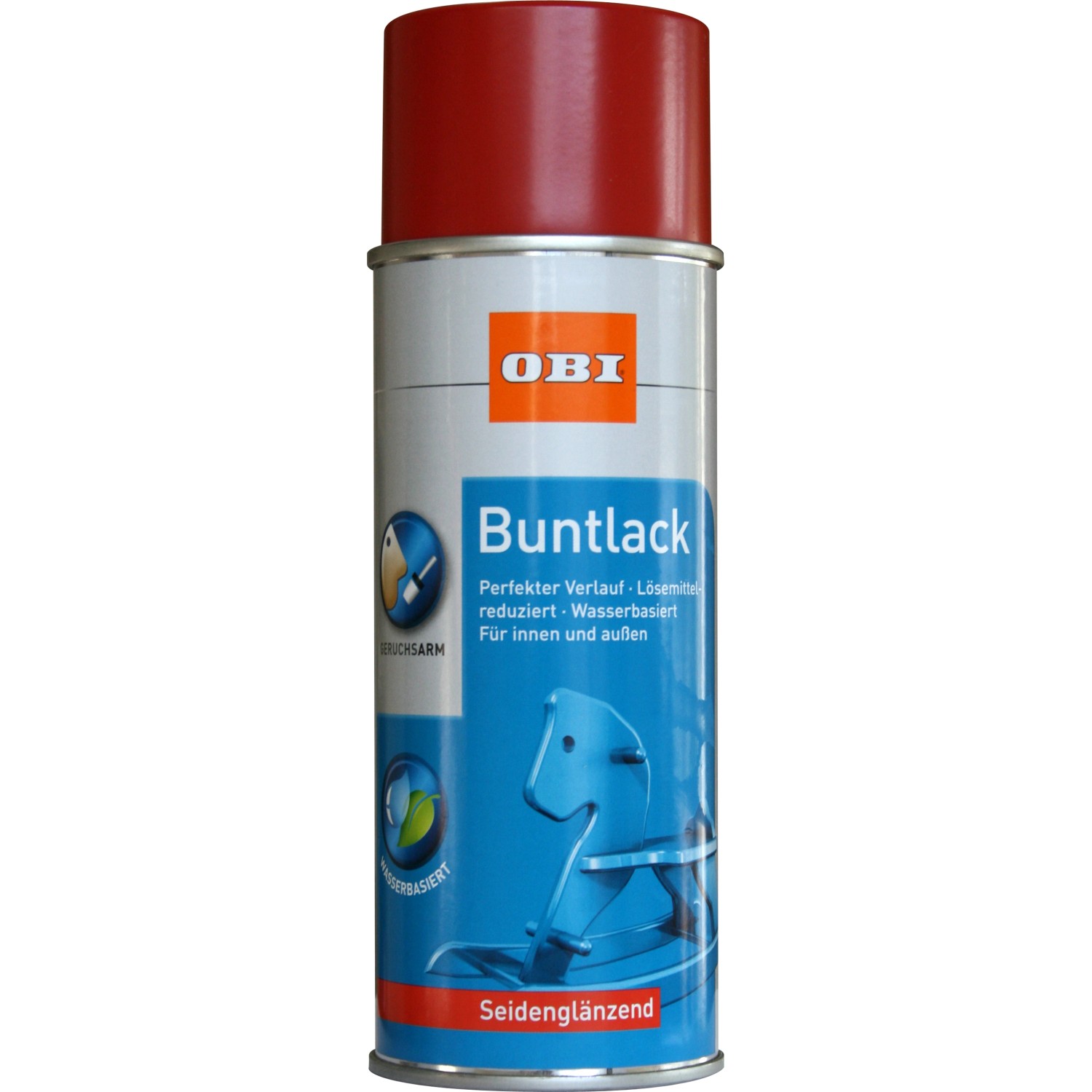 OBI Buntlack Spray RAL 3000 Feuerrot seidenglänzend wv 400 ml von OBI