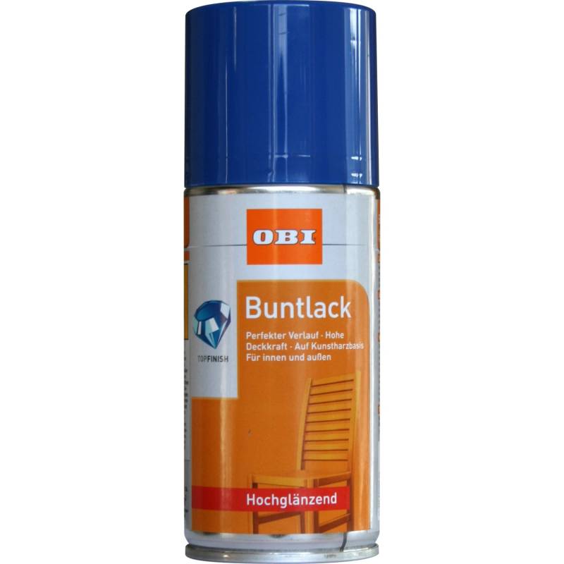 OBI Buntlack Spray RAL 5010 Enzianblau hochglänzend 150 ml von OBI