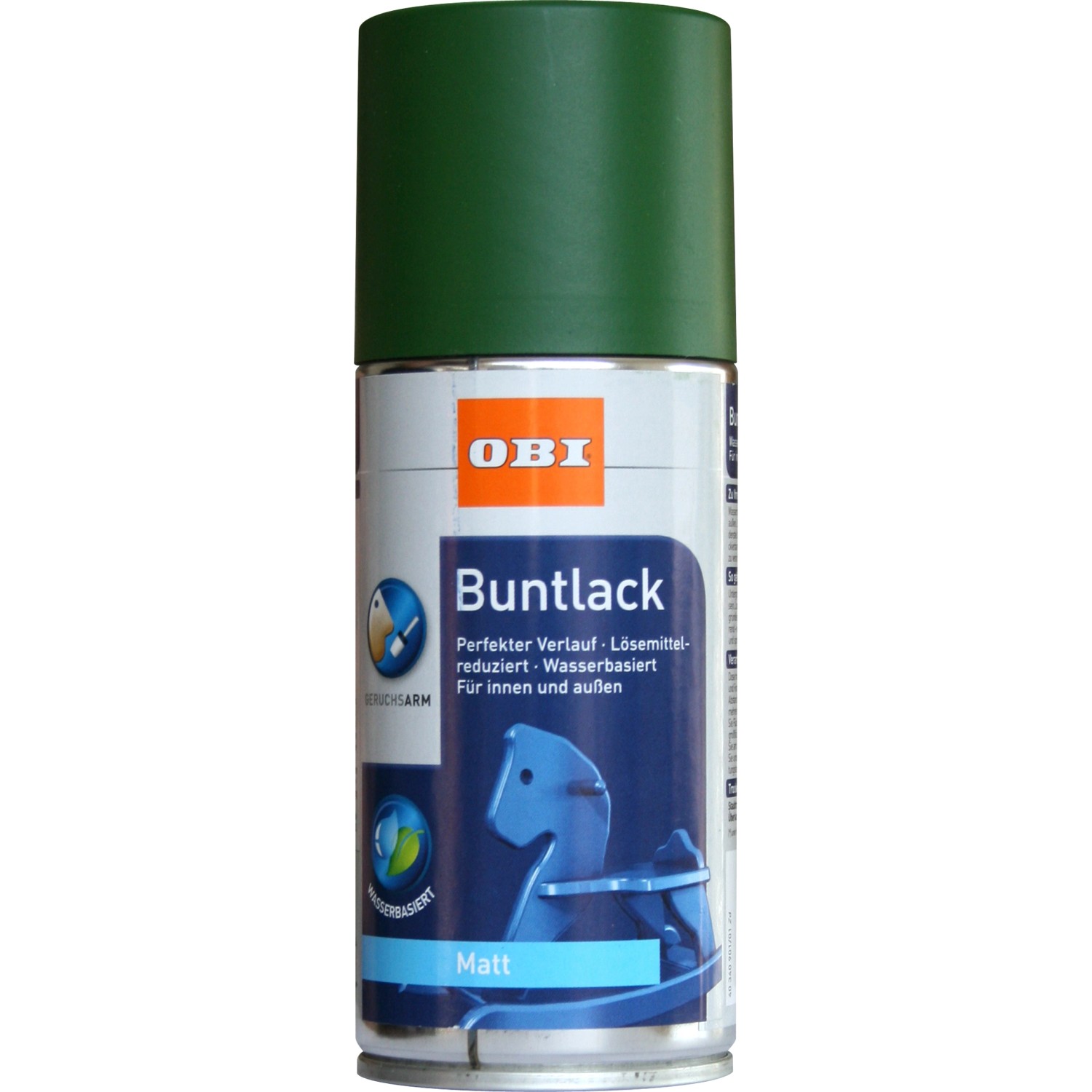 OBI Buntlack Spray RAL 6002 Laubgrün matt wv 150 ml von OBI
