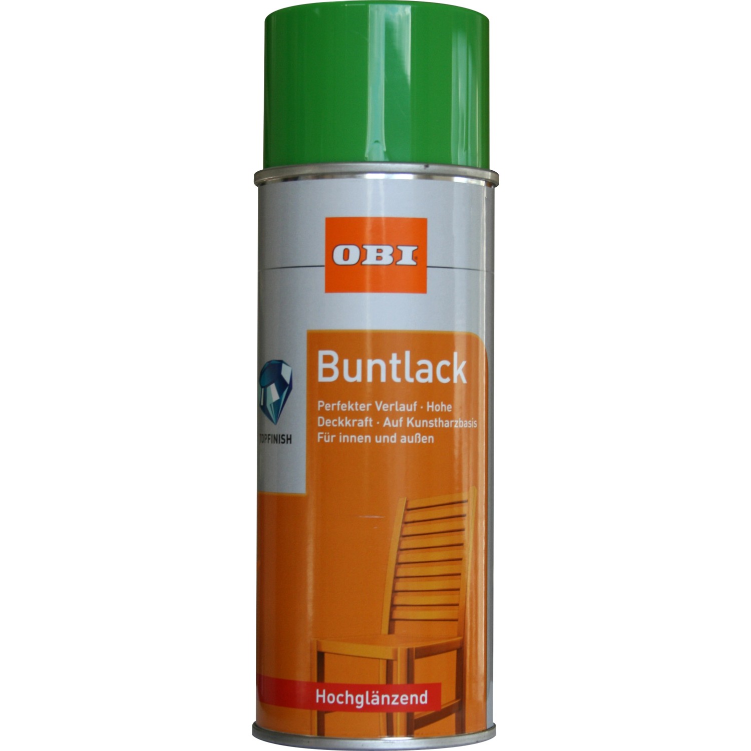 OBI Buntlack Spray RAL 6018 Gelbgrün hochglänzend 400 ml von OBI