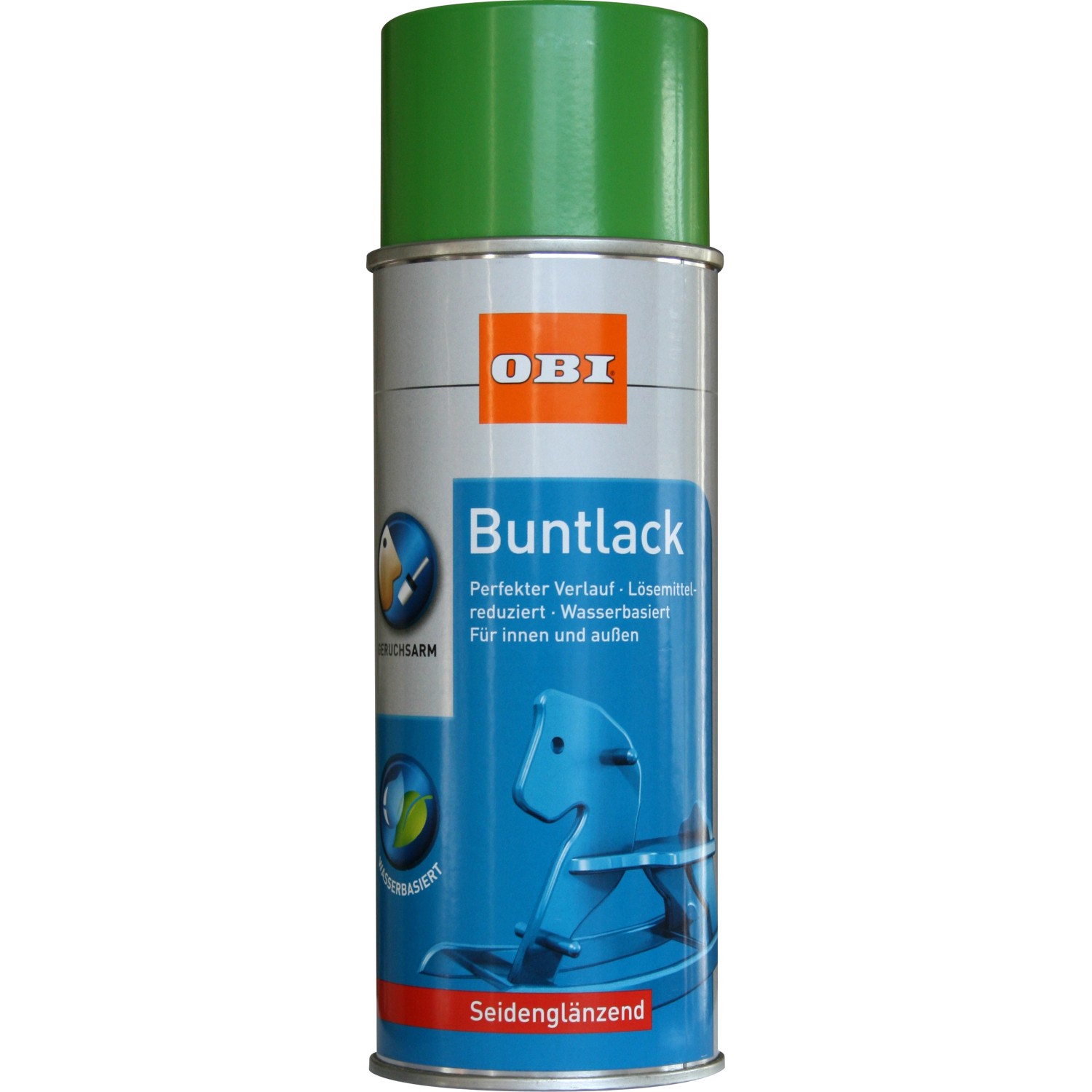 OBI Buntlack Spray RAL 6018 Gelbgrün seidenglänzend wv 400 ml von OBI