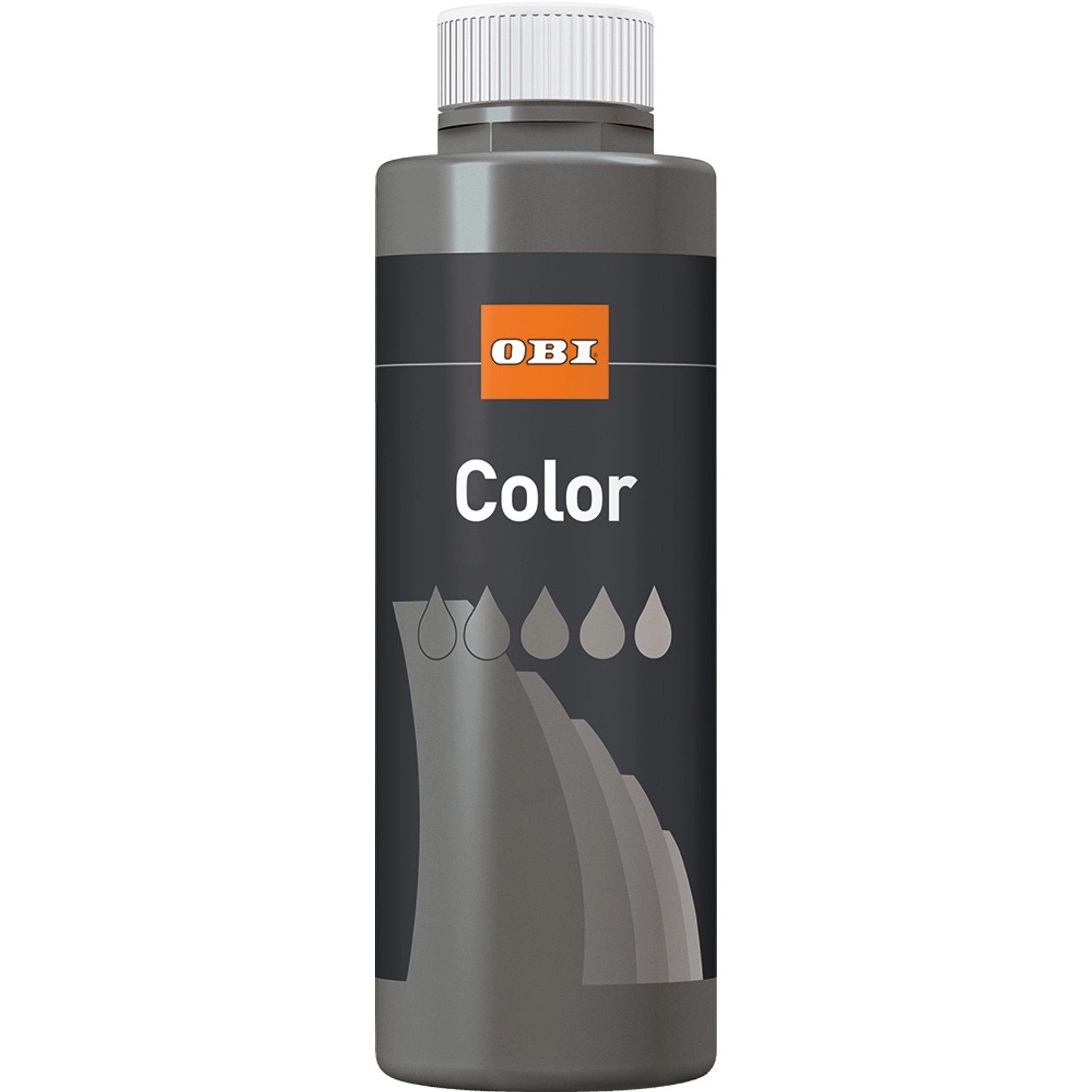 OBI Color  Voll- und Abtönfarbe Anthrazit matt 500 ml von OBI
