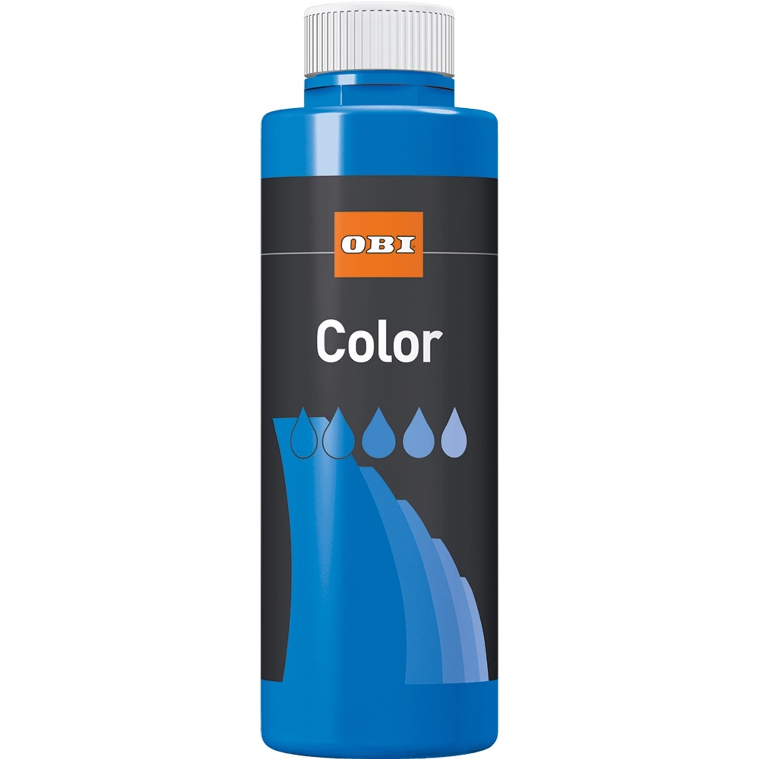 OBI Color  Voll- und Abtönfarbe Capriblau matt 500 ml von OBI