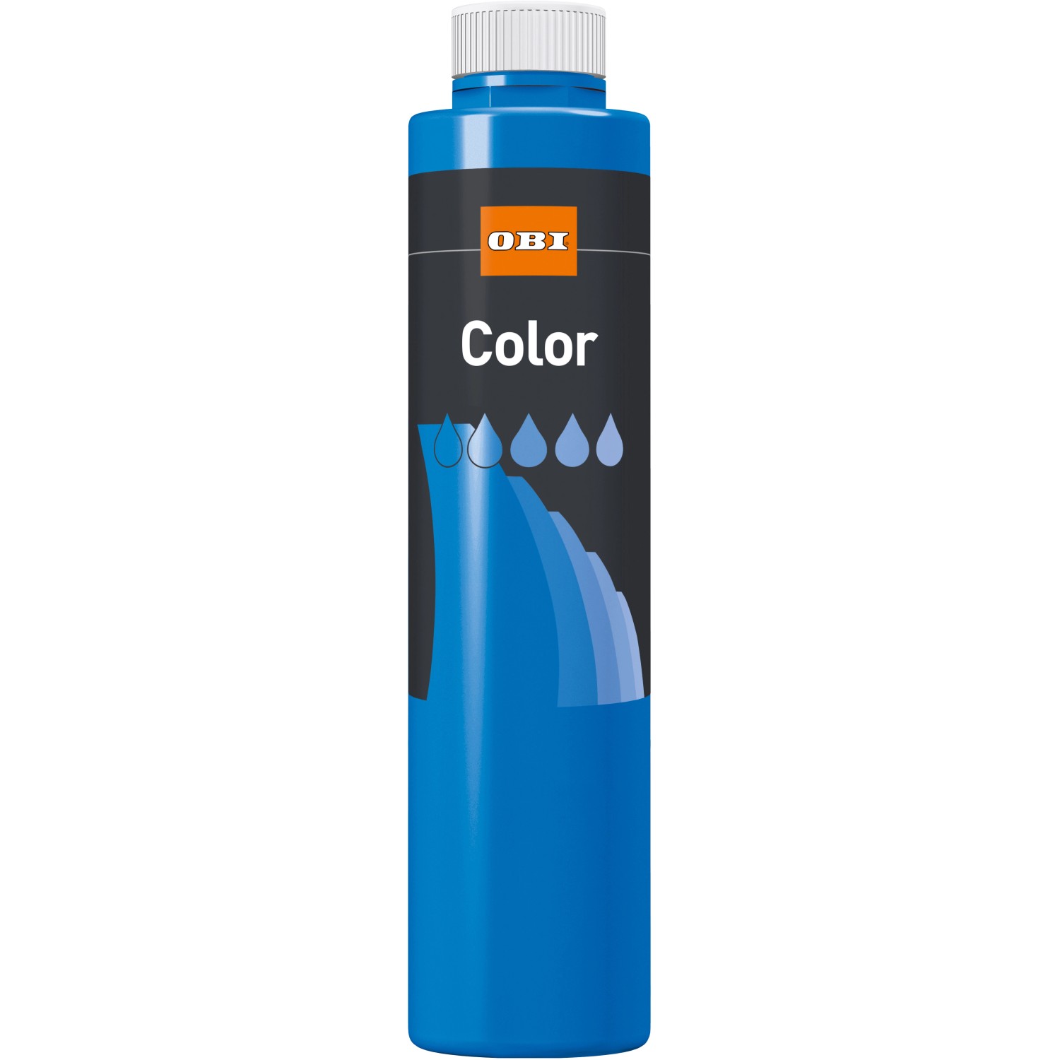 OBI Color Voll- und Abtönfarbe Capriblau matt 750 ml von OBI