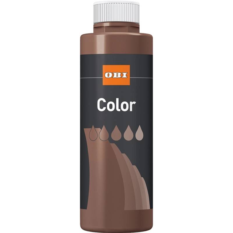 OBI Color  Voll- und Abtönfarbe Dunkelbraun matt 500 ml von OBI