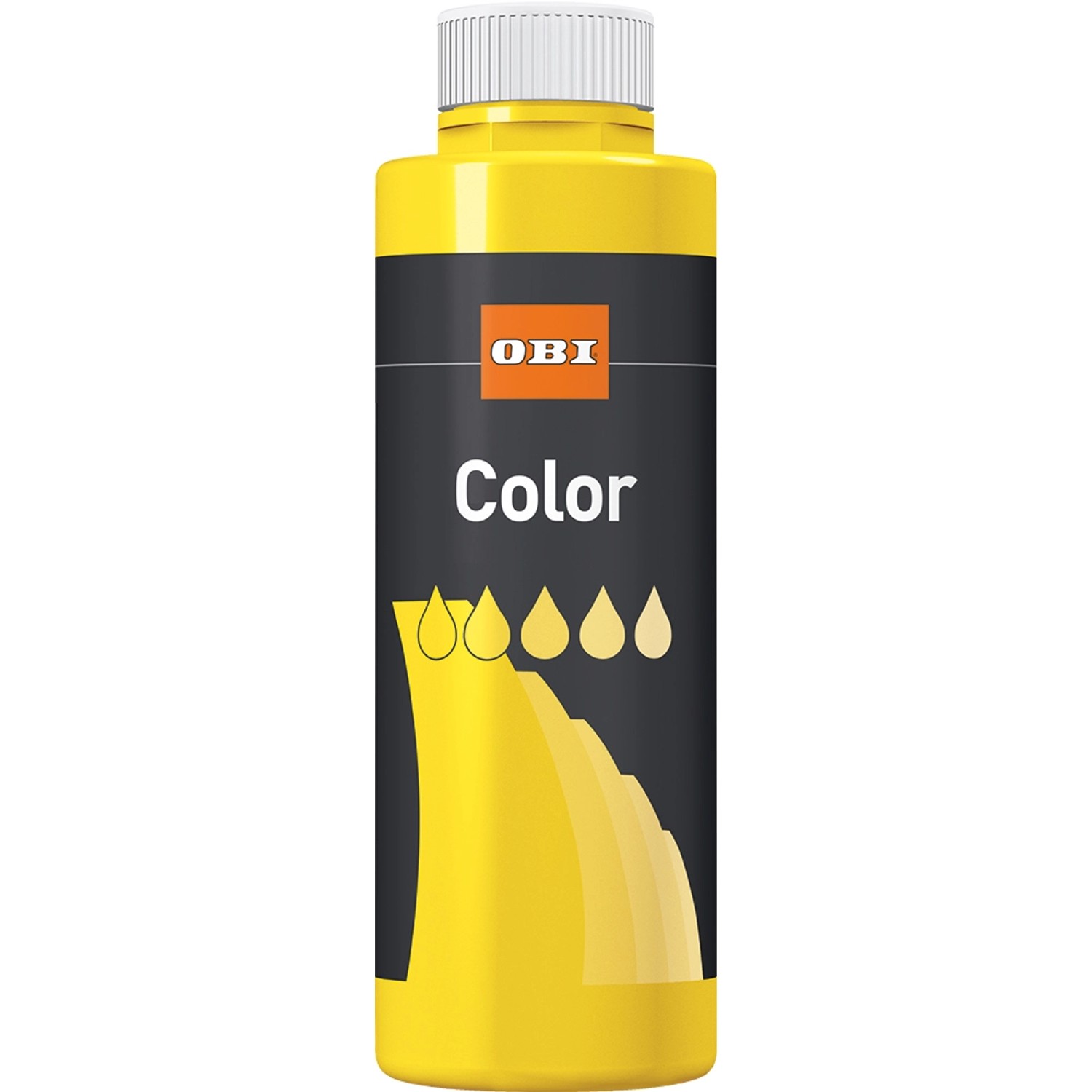 OBI Color  Voll- und Abtönfarbe Gelb matt 500 ml von OBI