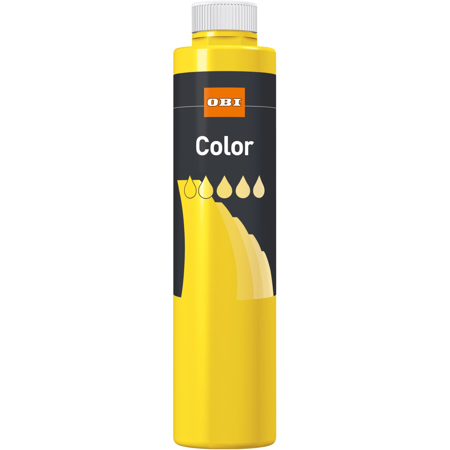 OBI Color Voll- und Abtönfarbe Gelb matt 750 ml von OBI
