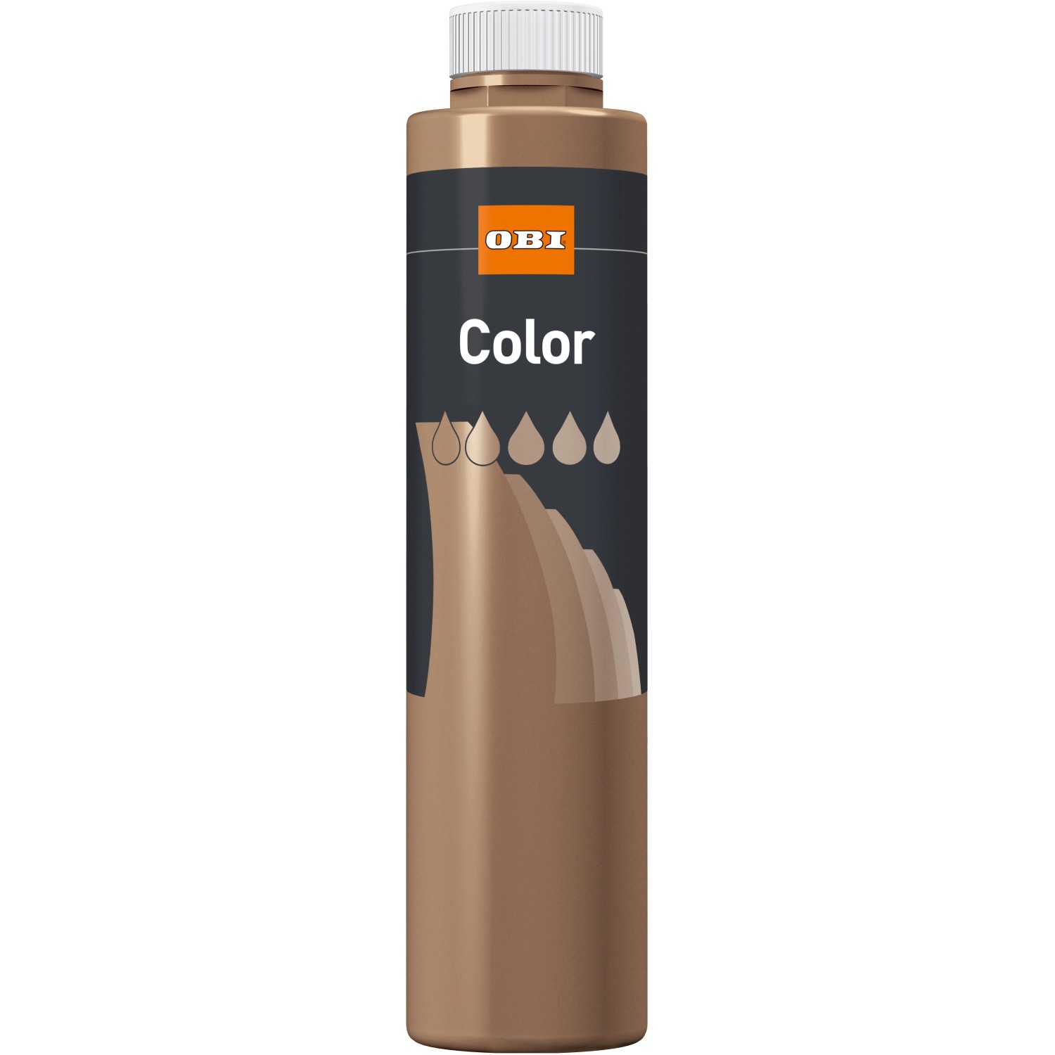 OBI Color Voll- und Abtönfarbe Oxidbraun matt 750 ml von OBI