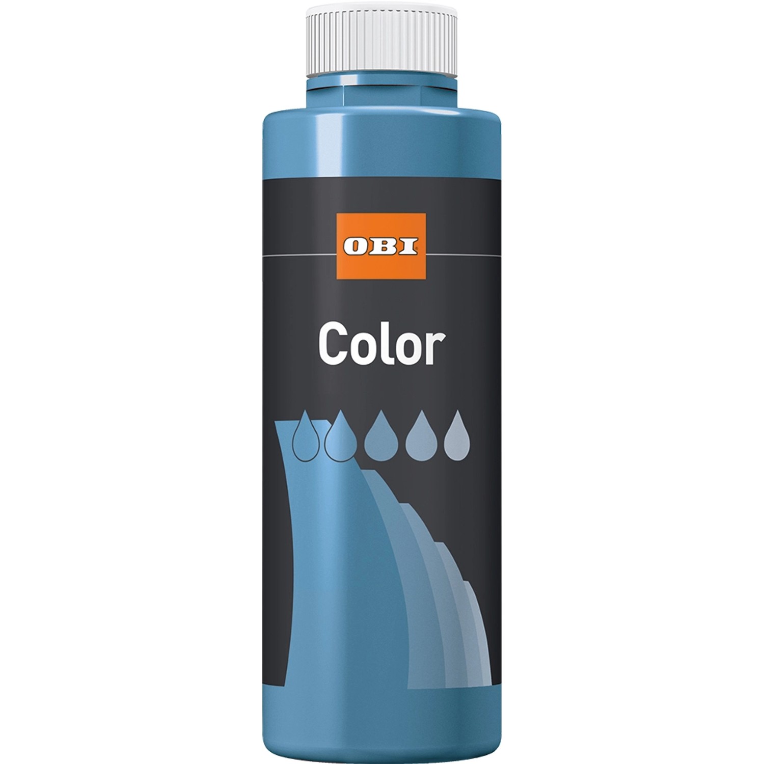 OBI Color  Voll- und Abtönfarbe Taubenblau matt 500 ml von OBI