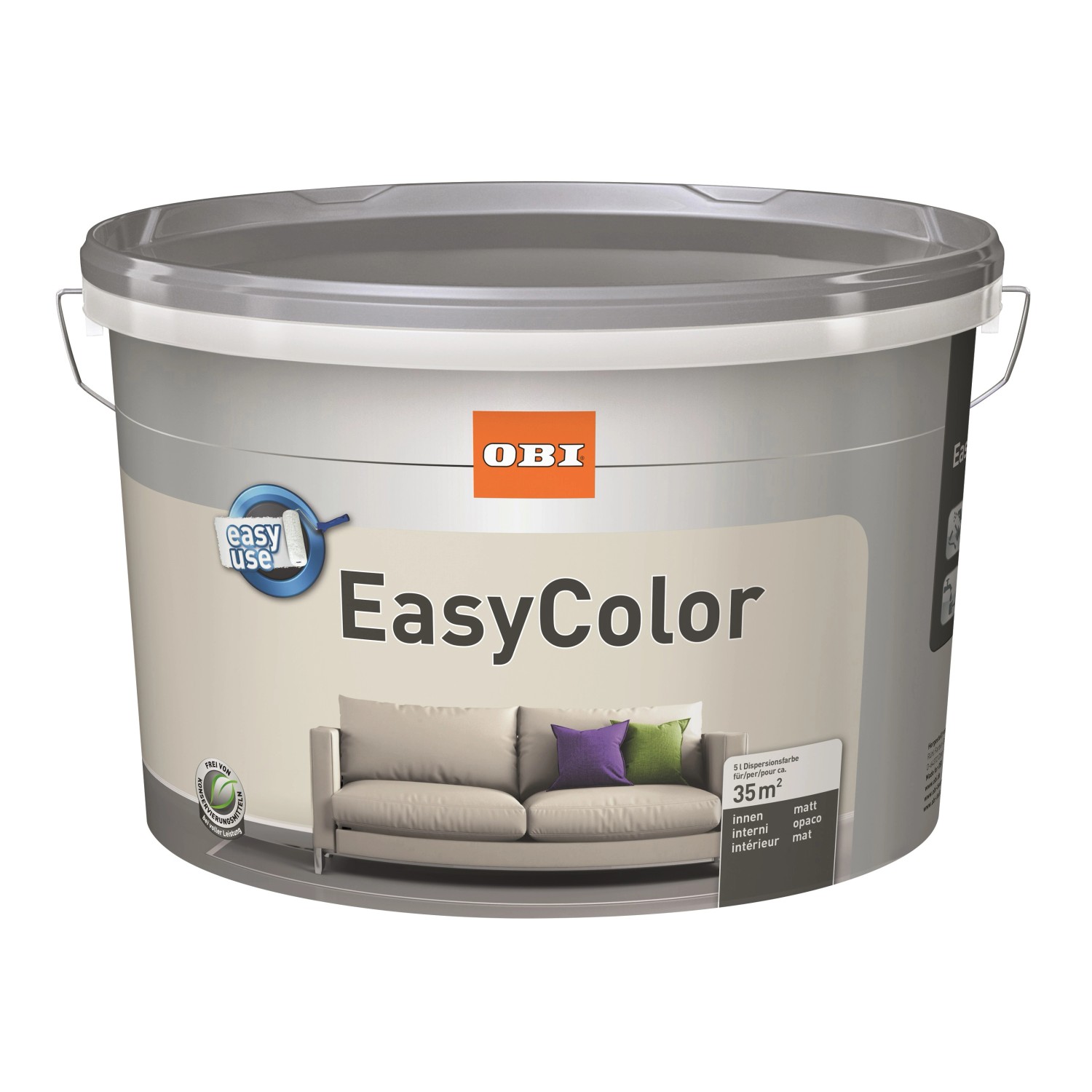 OBI EasyColor Grey matt 5 l von OBI