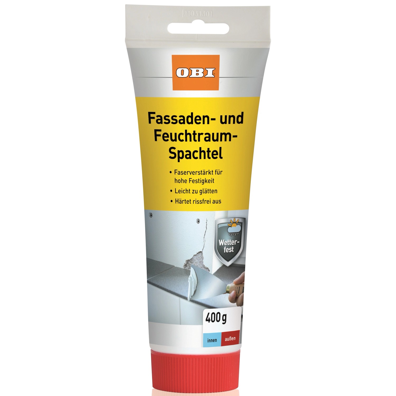 OBI Fassaden- und Feuchtraum-Spachtel Weiß 400 g von OBI