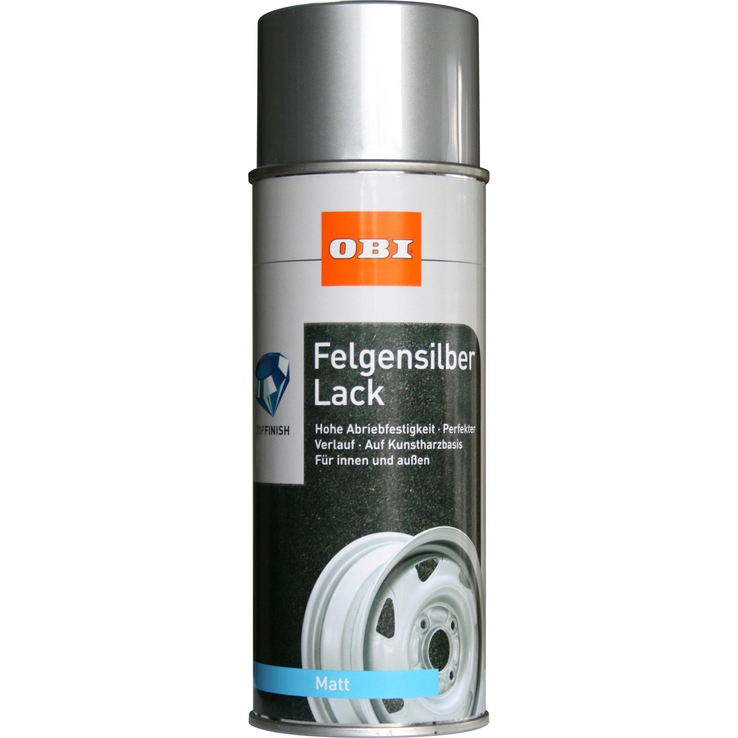 OBI Felgensilber Lack Spray Silber matt 400 ml von OBI